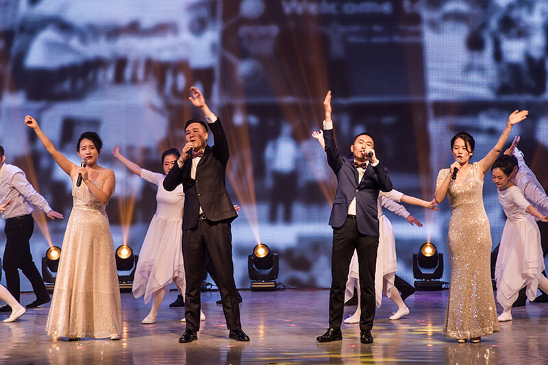 歡欣鼓舞迎新春，滿懷豪情攀高峰 | 聯橋集團2020迎新春聯歡晚會激情開演(圖25)